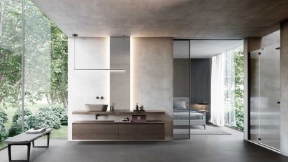 Mobili da Bagno con Maniglia a Gola